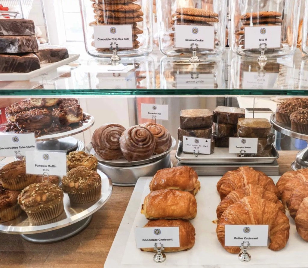 The baked goods are irresistible