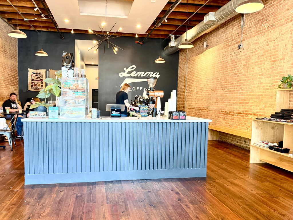 The inside of Lemma Coffee's Plano location