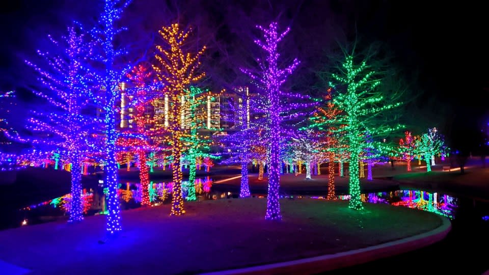 During winter, Addison Circle Park will transform into a winter wonderland